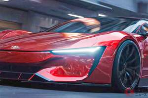 トヨタ新型「MR2」!? 迫力のワイド＆ローボディ×巨大リアウィングが超カッコイイ！ 高性能4WD仕様？な次期型予想CGが登場