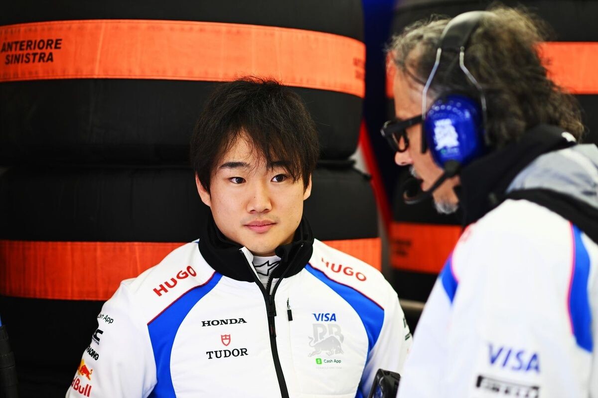レーシングブルズ、“若手育成F1チーム”として経験豊富な角田裕毅の存在は「アドバンテージになる」新人ハジャーとの絆も強固