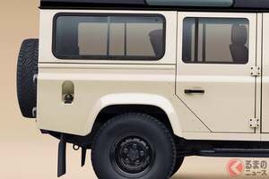 新「四駆SUV」発売！ 2つの異なる「カクカクボディ」に日本専用の“レトロデザイン”採用！ V8エンジン搭載で斬新「2人乗り仕様」も！ 歴史感じるランドローバー「ディフェンダー」登場！