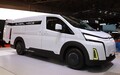 【次期ハイエース？】JMSに出展されたグローバル版は200系の後継なのか、説明員の回答は？