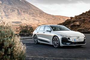 日本未発表モデルを先取り！アウディ 新型「A6 アバント e-tron」を初披露