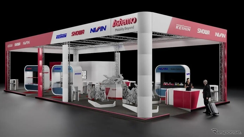 EICMA 2025にアステモが出展、二輪車向けADAS技術や次世代サスペンションを展示予定