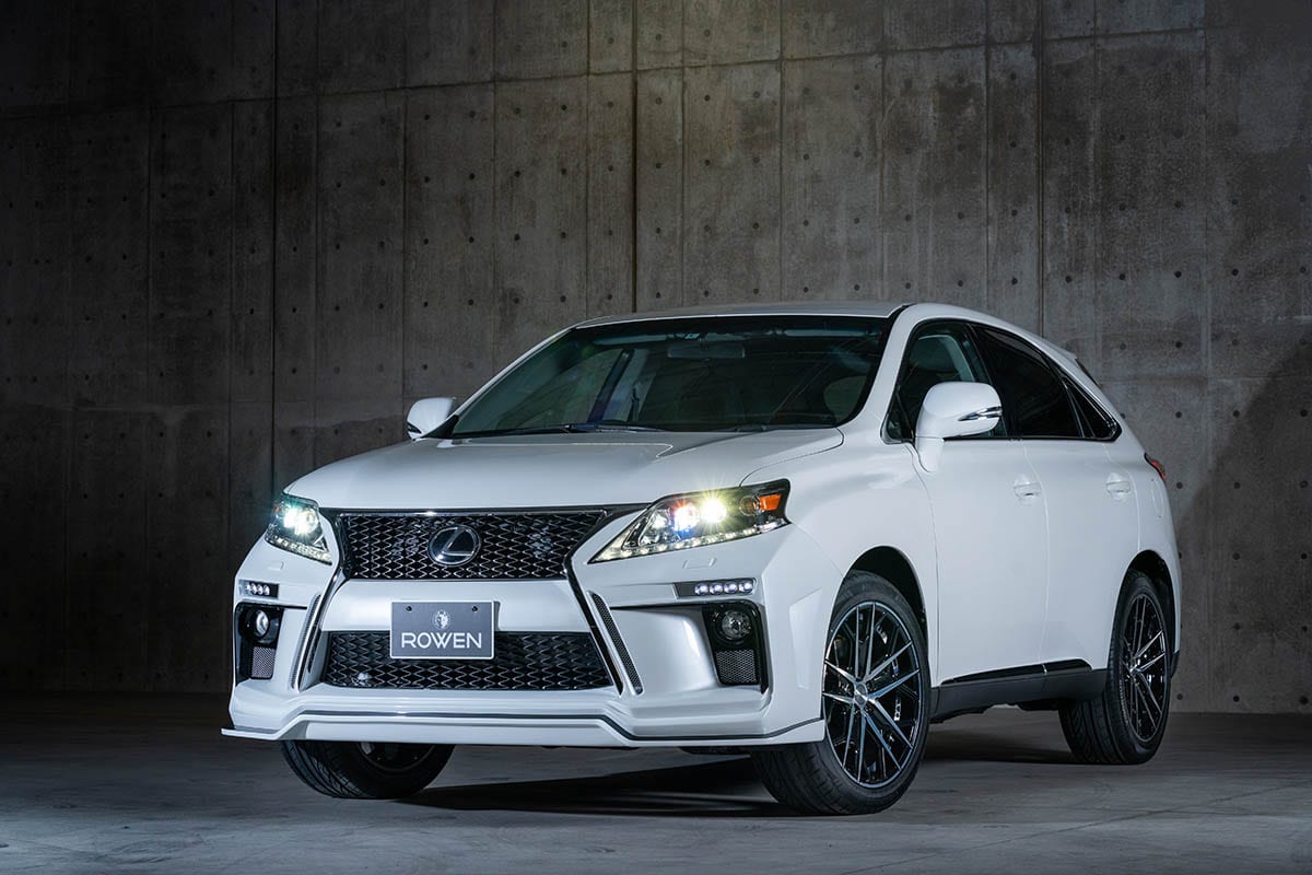 Fスポーツルックの攻撃的フェイスへ！ ROWENが手掛けたレクサスRX10系