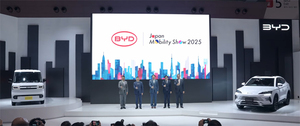 BYDがジャパンモビリティショー2025において新開発の軽スーパーハイトワゴンEVを「ラッコ」の車名を冠して初公開
