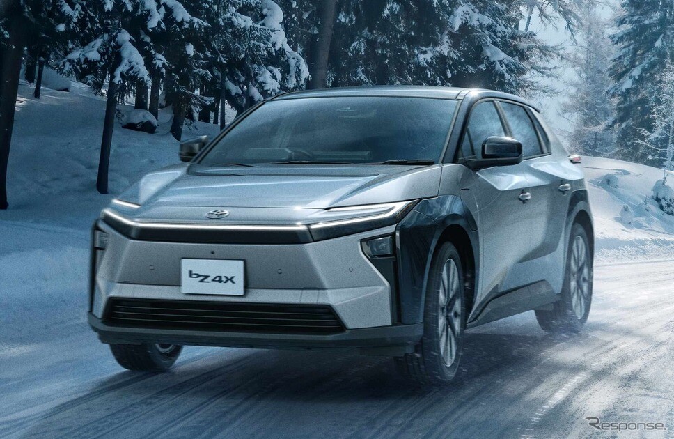 トヨタのEV『bZ4X』、一部改良で航続746kmに延長…480万円から