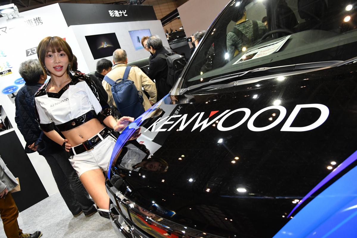 ケンウッドはデビューしたての彩速ナビや人気のドライブレコーダーを揃える 【東京オートサロン2019】
