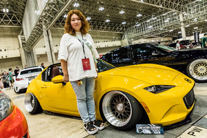 彼女の「ロードスターRF」はエアサス装備で究極のローダウン！「ハスラー」から乗り換えて「出来には大満足です」