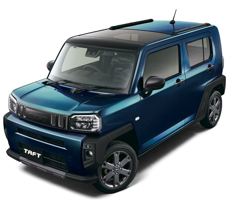 新車外し ダイハツ タフト／ダーククロムベンチャー　フロントガーニッシュ ダイハツ タフト、よりタフな特別仕様車「ダーククロム