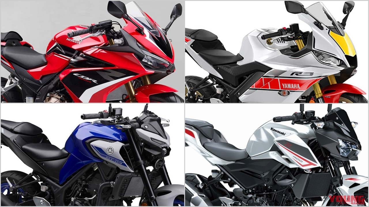 22前期版 国産新型バイクカタログ 251 400cc小型二輪総まとめ 1 スポーツツーリング ネイキッド Webヤングマシン 自動車情報サイト 新車 中古車 Carview