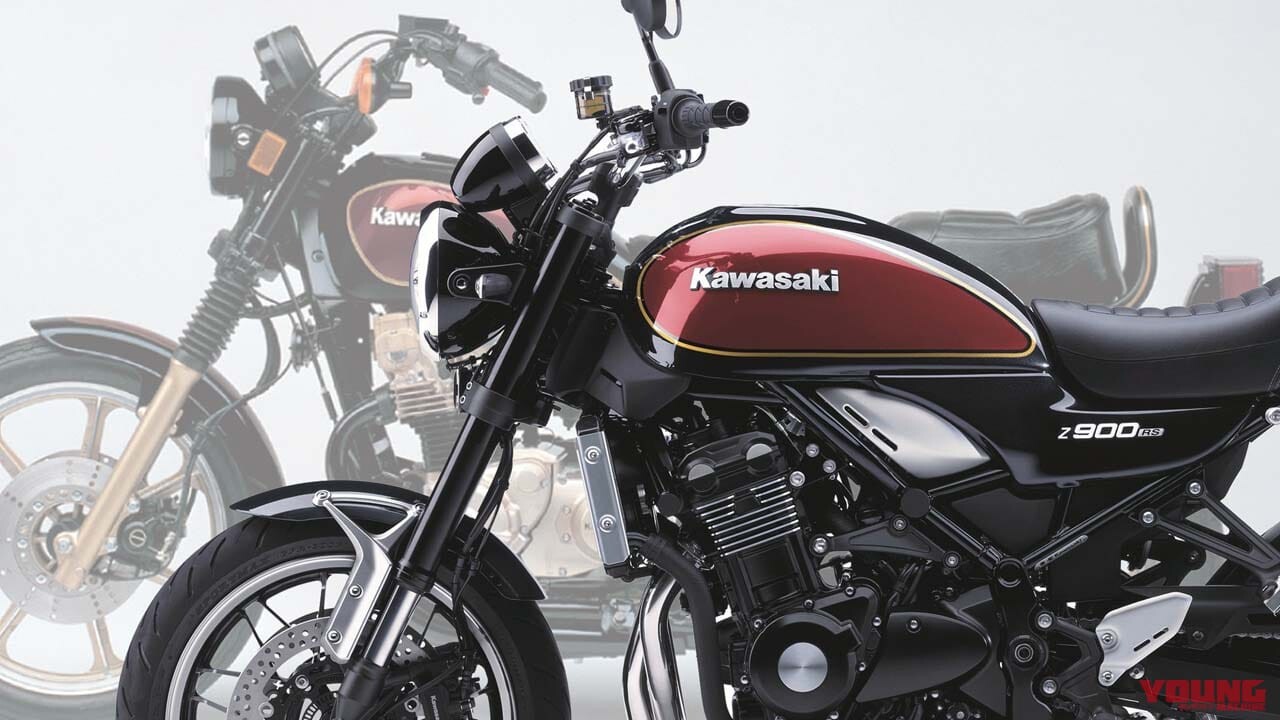 Kawasaki 　Z900RSカフェ バイク用タンク 黒/金 Kawasaki Z900RSカフェ バイク用タンク 黒/金