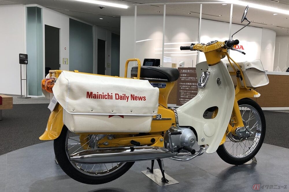 希少な存在ホンダ Newsカブ 専用装備とカラーをまとった新聞配達仕様車 バイクのニュース 自動車情報サイト 新車 中古車 Carview