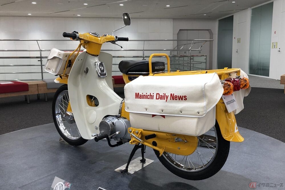 希少な存在ホンダ Newsカブ 専用装備とカラーをまとった新聞配達仕様車 バイクのニュース 自動車情報サイト 新車 中古車 Carview