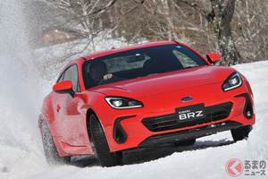 「FRとは思えない！」スバル新型「BRZ」は雪上走行がメチャ楽しいスポーツカーだった！