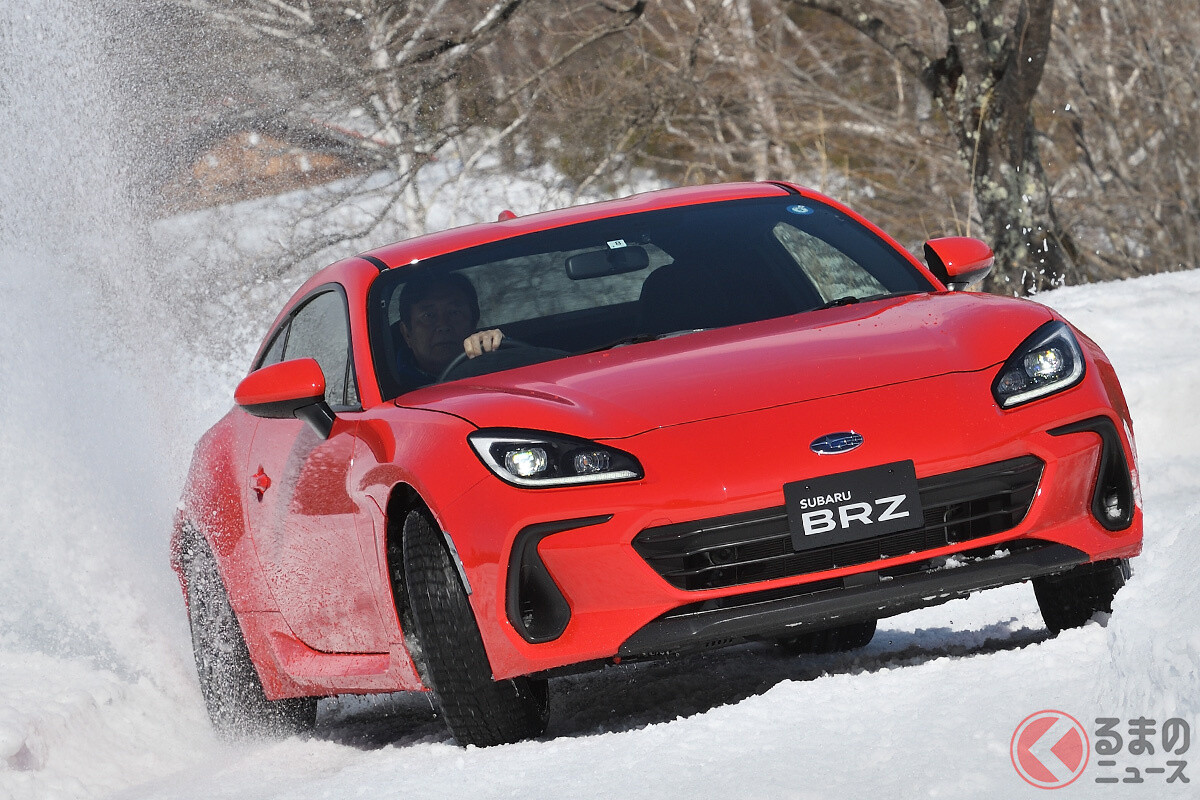 「FRとは思えない！」スバル新型「BRZ」は雪上走行がメチャ楽しいスポーツカーだった！