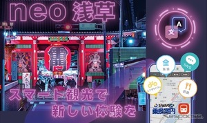 ジョルダン「乗換案内」、観光MaaS「浅草モード」登場…13言語対応