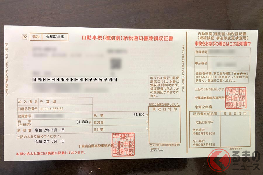 「自動車税」納付困難者に特例措置で1年延長も 「徴収猶予」「分割納付」の手続き方法とは（くるまのニュース