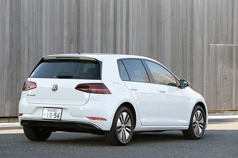 完成度、実用性ともに高いe-ゴルフだが、EV市場の様子見的な対応が気になる