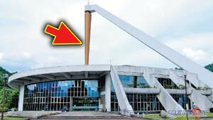 「ナゼこうなった？」「中に入ったら理解できた…」奇抜過ぎるデザインには意味があった！ ずっと気になっていた謎施設を訪問