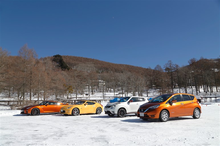 日産氷上試乗会でノートe-POWERの価値を再確認。GT-RやZなども