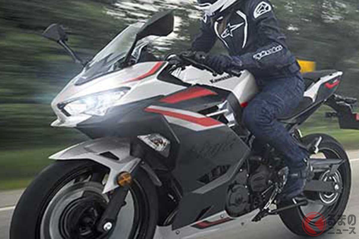 スパルタンすぎないユーザーフレンドリーなフルカウルモデル カワサキ「Ninja400」2026年モデル発売 新色2パターンを設定