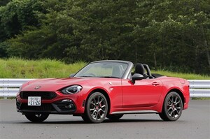 アバルト124スパイダー試乗速報。ロードスターと走りはどう違うのか？
