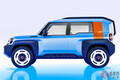 トヨタ本格4WD「コンパクトクルーザー」の斬新カラー初公開!? TOYOTA顔強調な「ミニランクル」のデザインとは