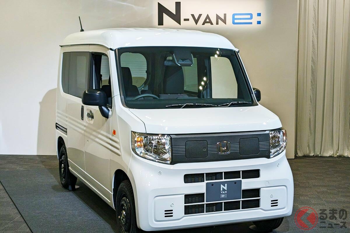 ホンダ新型軽バン「N-VAN e：」発表！ 乗用・商用設定で多需要に対応 200万円切る価格でEV普及目指すモデルに