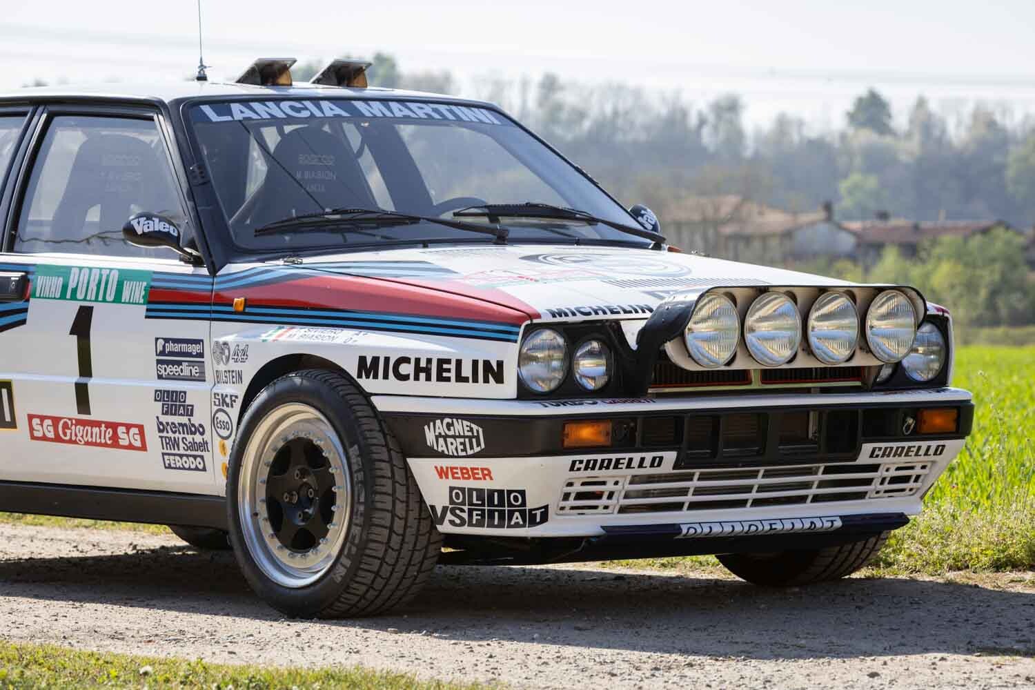 WRCチャンピオン・ワークスマシンのランチア「デルタHFインテグラーレGr.A」は約8000万円で落札