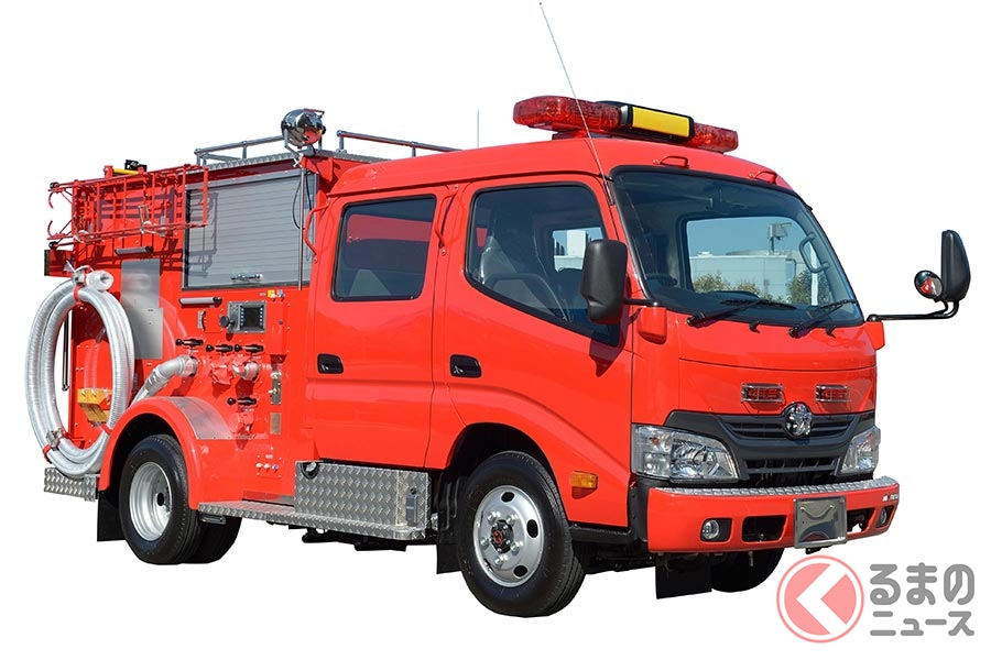 全長10m超の巨大はしご車が約400万円 40mはしご車が個人で買える 購入時に赤灯が外される理由 くるまのニュース 自動車 情報サイト 新車 中古車 Carview