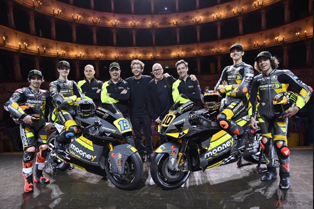 レジェンドライダー ロッシ主宰のmotogpチーム Mooney Vr46 Racing Team チーム体制とマシンを発表 バイクのニュース 自動車情報サイト 新車 中古車 Carview
