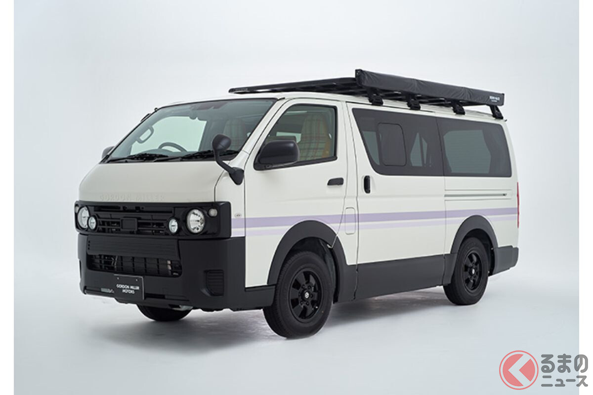 丸目レトロなトヨタ「ハイエース」のウッディ内装がイカす