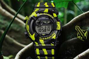 大胆なカラーリングがおもしろい！ G-SHOCK「フロッグマン」最新作は熱帯雨林に潜む毒生物を“強烈な蛍光グリーン”で再現