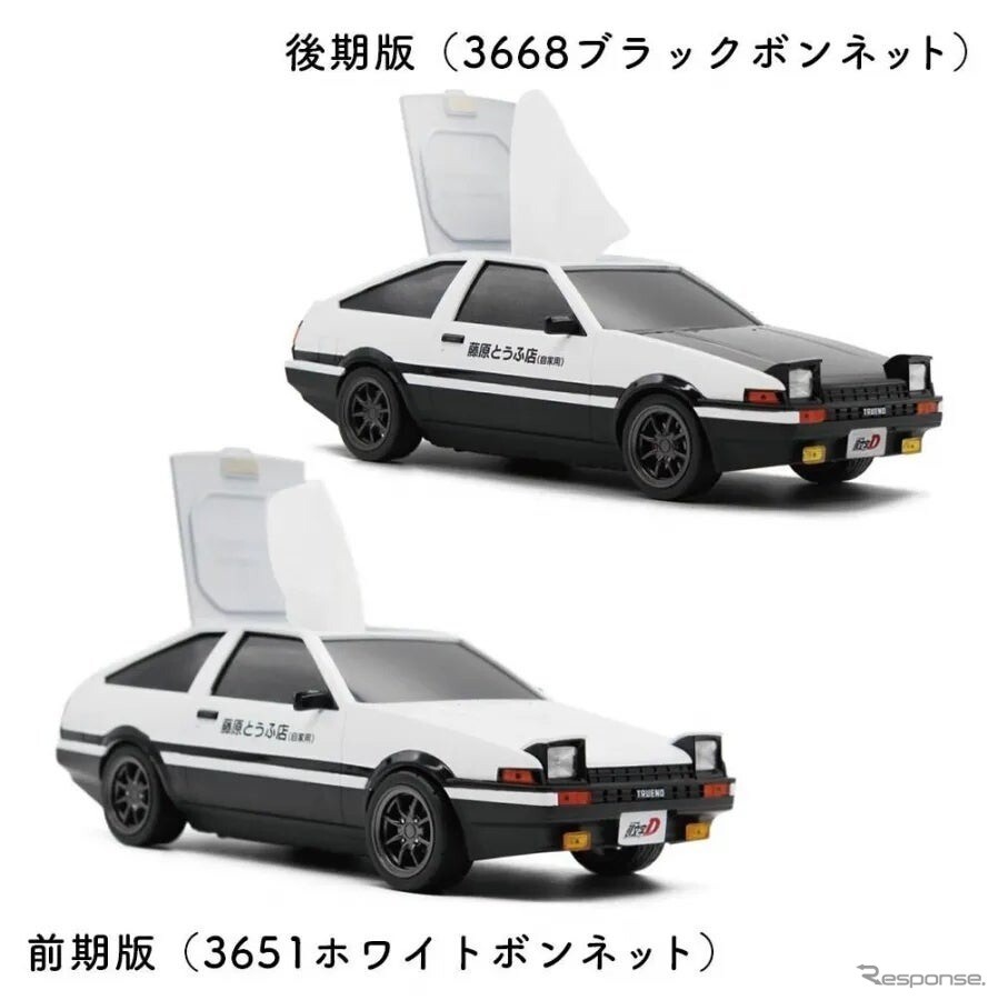 『頭文字D』のAE86がウェットティッシュケースに、前期と後期の2種類…ジャパンモビリティショー2025で販売