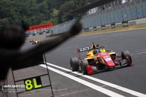 全日本スーパーフォーミュラ・ライツ選手権第3大会岡山は野村勇斗が3連勝。ランキングで佐野雄城に並ぶ