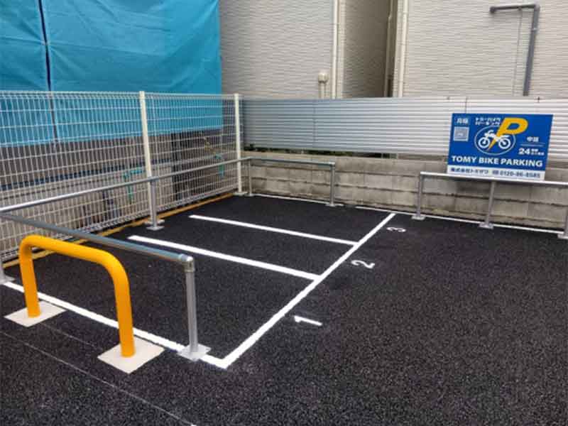 月極バイク駐車場「トミーバイクパーキング中延」が東京都品川区