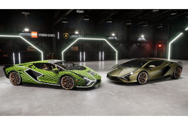 ランボルギーニとレゴが シアン の実物大レプリカを製作 使用したピースは実に40万個以上 Autosport Web 自動車情報サイト 新車 中古車 Carview