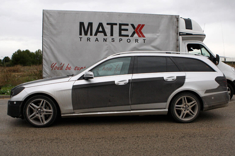 Eクラス化粧直し捕獲 発表はデトロイトショー