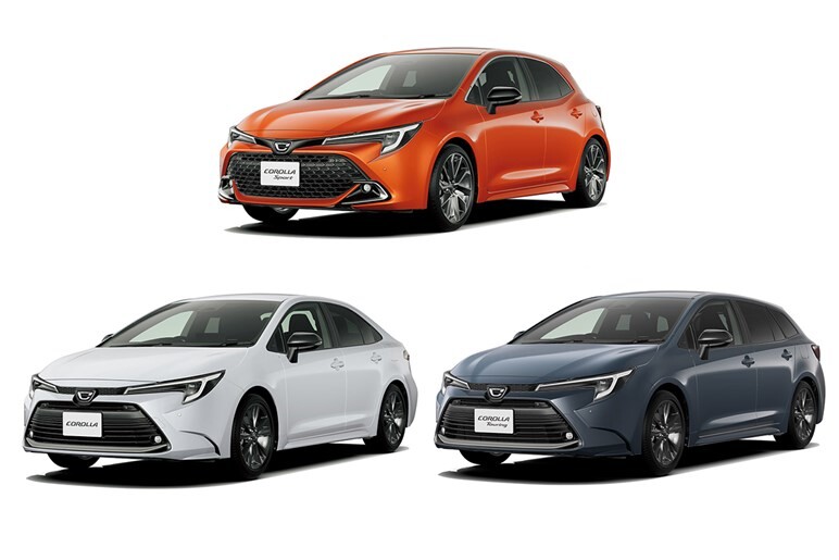 ハイブリッド1本化＆最安グレードは全車250万円以下！ 新カローラ3兄弟の買い時は超円熟期の今か、来たる新型を待つべきか
