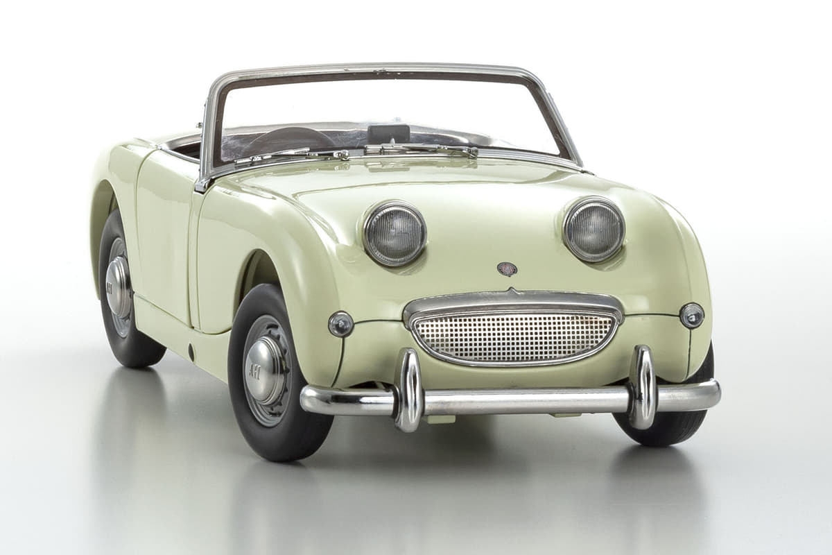 日本では カニ目 の愛称で有名 1 18スケール オースチン ヒーレー スプライトmk1 が登場 京商 Auto Messe Web 自動車情報サイト 新車 中古車 Carview