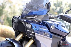 ヤマハ新型トレーサー9GT＋を実車で詳細解説「オートマに前後レーダー、純正パニアは“スマートキー連動”と先進装備満載だ！」