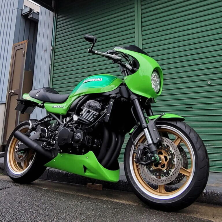 伝説の“ハヤシ”ホイールがZ900RSに!! 当時のデザインのまま
