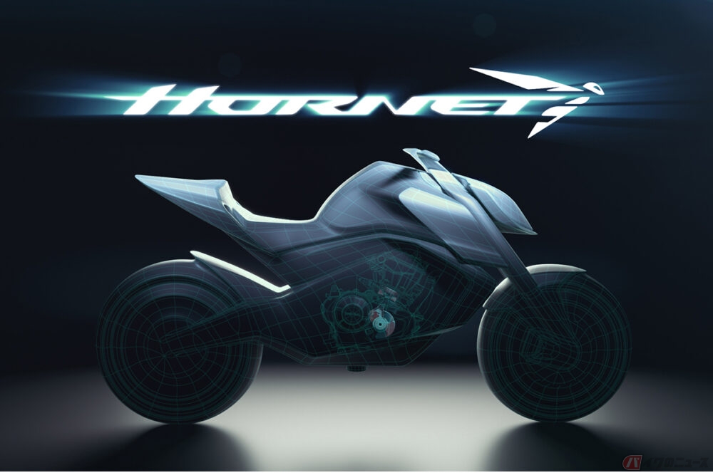 ホンダ「The Hornet（Hornetコンセプト）」 プロジェクションマッピングを駆使して3次元の映像と音声で公開【EICMA 2021】