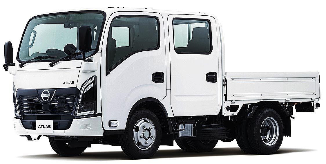 日産、普通免許OKの1t積トラック「アトラス」に6人乗りのダブルキャブ