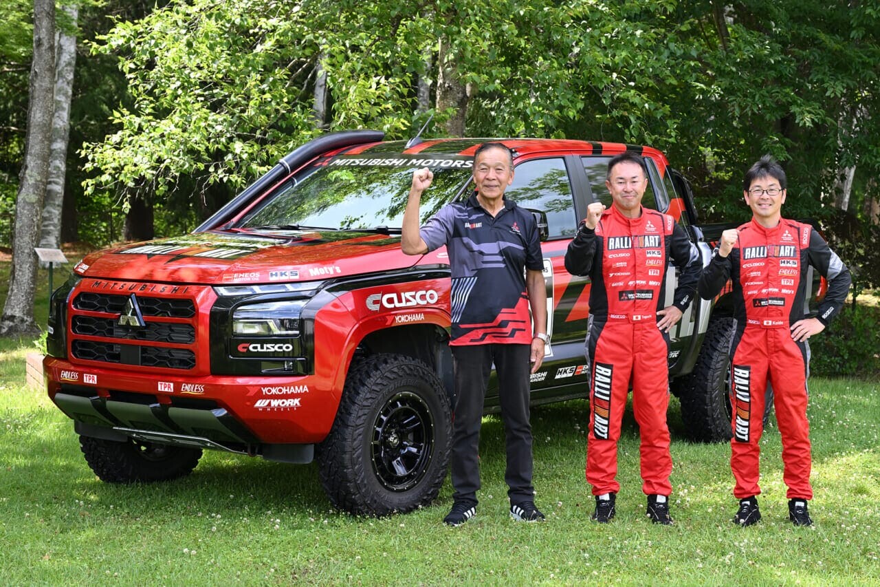 【今年はオートマ車も！市販車へのフィードバックも期待大】チーム三菱ラリーアート、アジアクロスカントリーラリー2025への参戦を発表