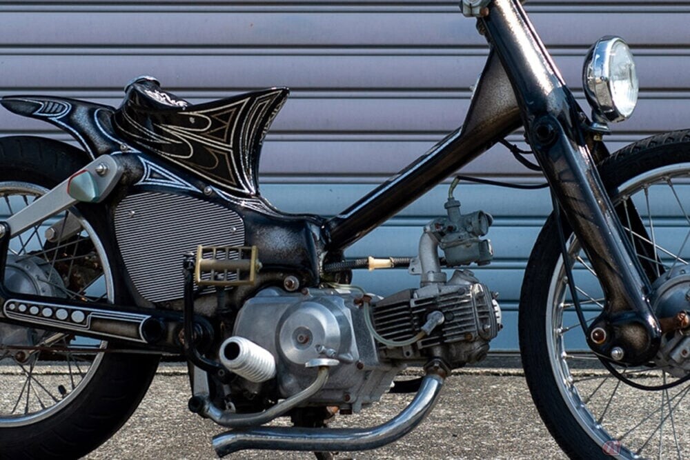 製作から10数年経っても色褪せない凛々しさを放つ「行灯カブ」カスタム JAPANESE CHOPPER CUB