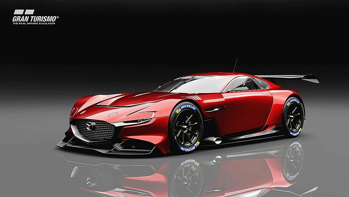 マツダ、グランツーリスモにバーチャル車両「RX-ビジョン GT3コンセプト」提供