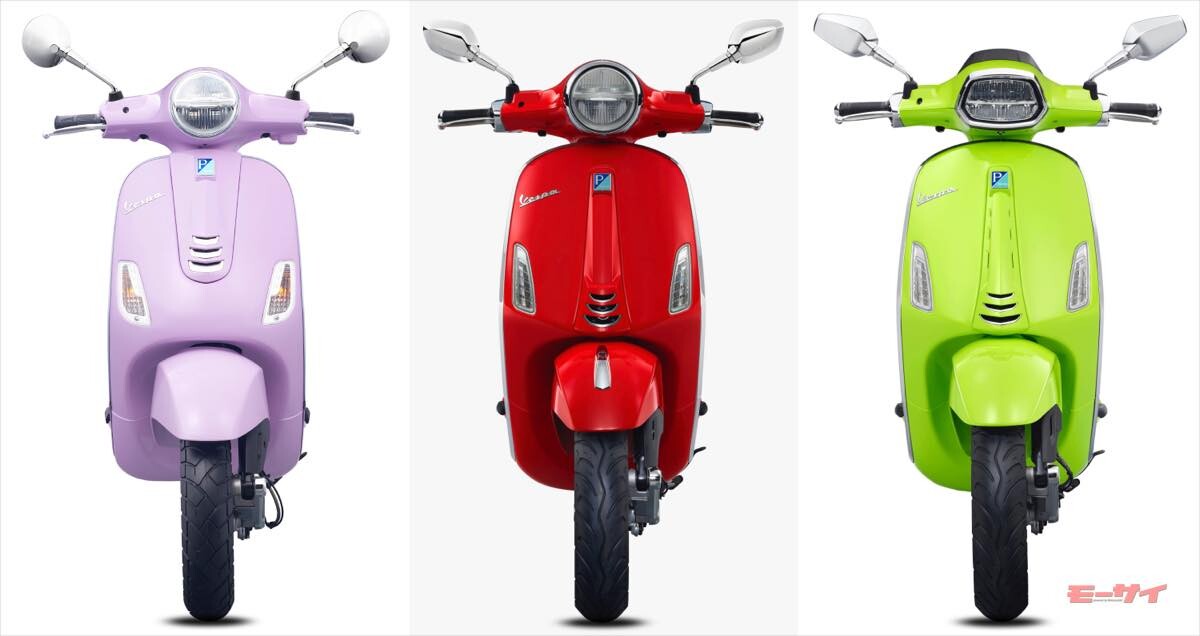 ベスパ「LX125／プリマベーラ125・150シリーズ／スプリント150シリーズ」新色を加えて2025年モデル登場