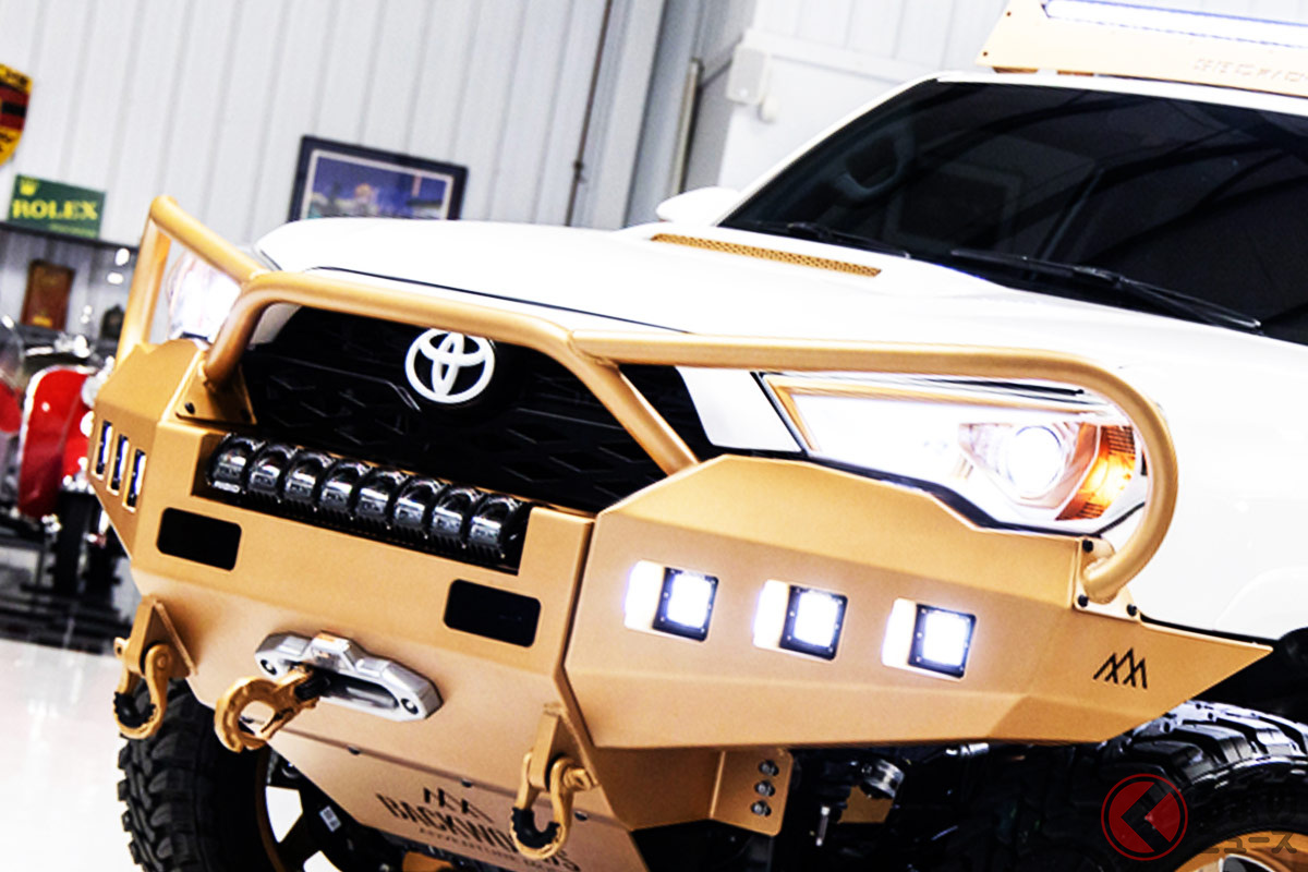 最強の現代版トヨタ ハイラックスサーフ 新車価格2倍の800万円で落札された金ピカ 4runner とは くるまのニュース 自動車情報サイト 新車 中古車 Carview