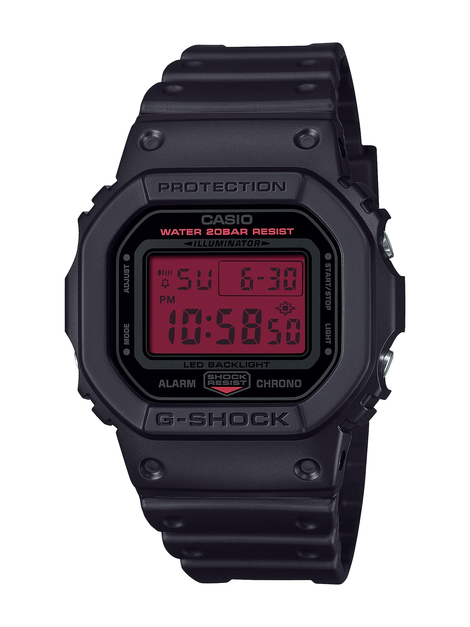G-SHOCK、“赤い液晶”がクールな新作5モデルを発売！──GQ新着ウォッチ