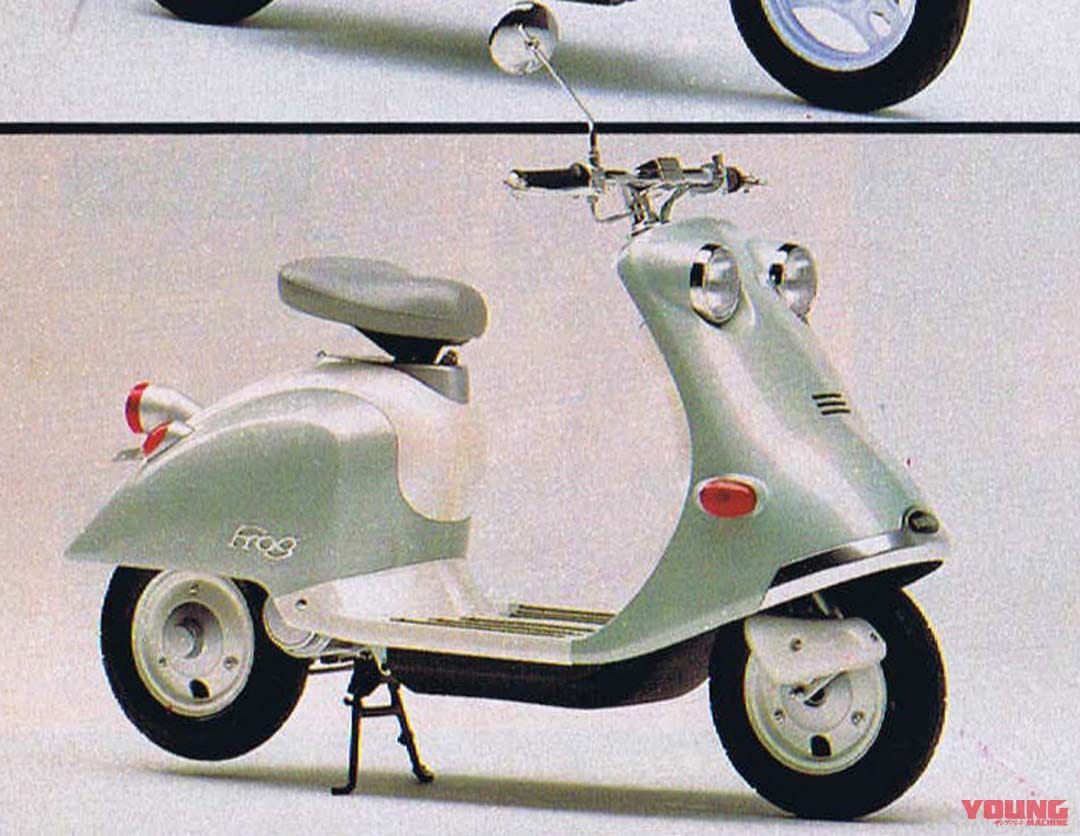ヤマハ新種の原付二種スクーター ビノーラ 登場 レトロポップなカエル顔 Webヤングマシン 自動車情報サイト 新車 中古車 Carview